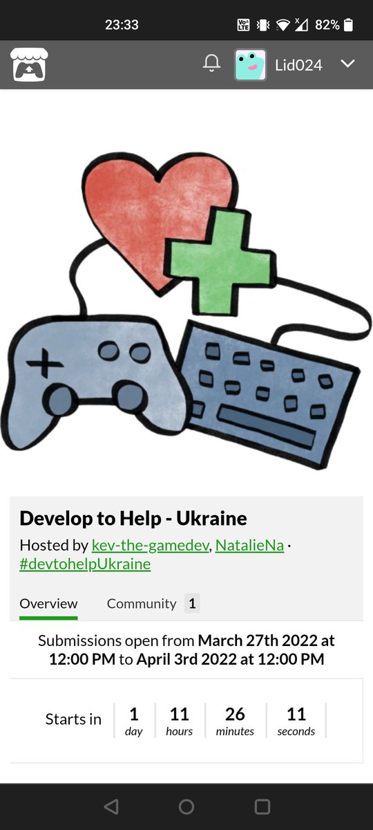Hey! <a href="/TSoletude/">Team SolEtude | Homunculus Hotel out!!</a> will join this game jam on <a href="/itchio/">itch.io</a> to raise funds for the Ukrainian emergency. Join too and help us make a difference! <a href="/ruggio_23/">Francesco Ruggero</a> <a href="/catamariii/">mari | @catamariii.cloud on bsky</a>