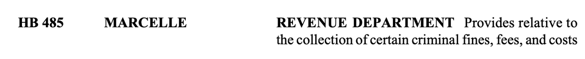 JacLouisiana's tweet photo. Take the profit motive out of the #Louisiana #cjsystem! On Tuesday, #BatonRouge #lalege Rep. Marcelle's HB 485 prohibits private collection companies from profiting off court debt, and limits extraction of wealth from over-policed communities. Write in! https://t.co/LGzqWnZfSh https://t.co/aHiZHyp6hM