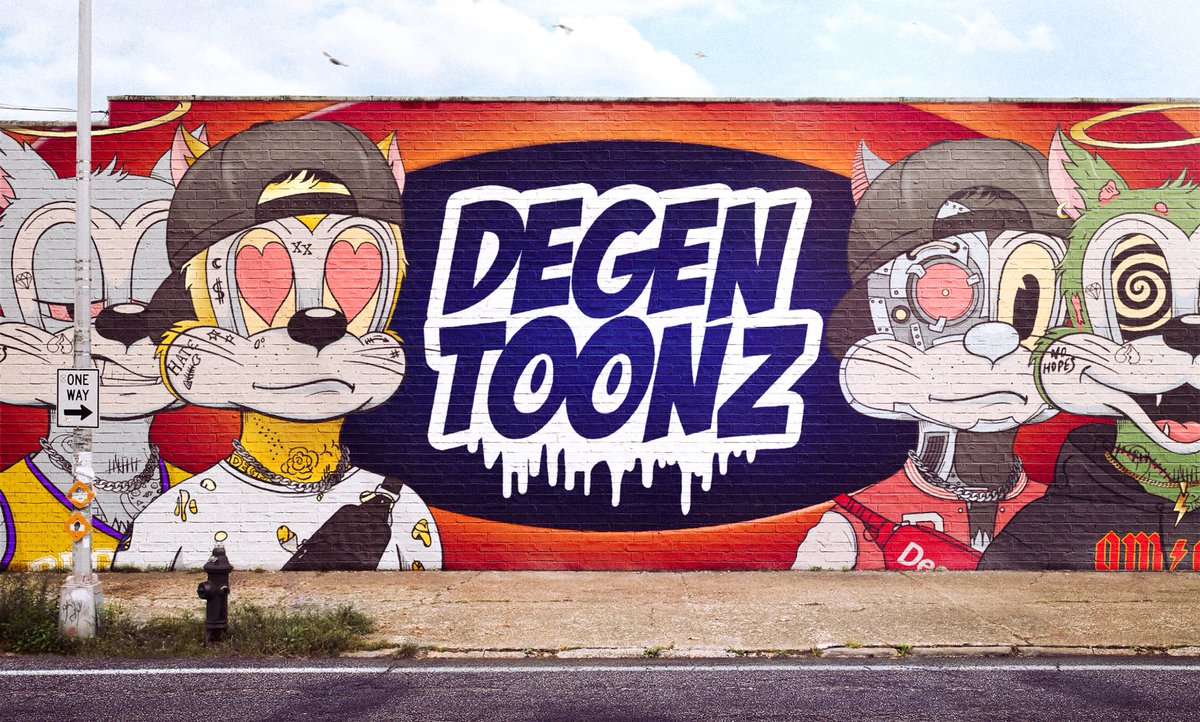 TOONZ! We are having a <a href="/DegenToonz/">Degen Toonz</a> mural painted in Miami, FL! Drop your #TOONZ below because we are selecting FOUR TOONZ from the comments to be featured! 

Special thanks to <a href="/rocsolmiami/">Roc Sol 🎨👨🏻‍🎨</a> <a href="/creativeday5/">CreativeDays</a> <a href="/ProfessorX305/">ProfessorX305</a>