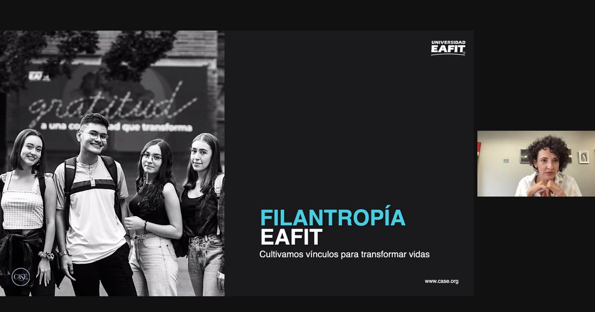 Nuestra rectora <a href="/eskole/">Claudia Restrepo</a> participó del Congreso Internacional 2022 de <a href="/CASELatam/">CASE América Latina</a> desarrollado en México 🇲🇽, en el Panel de Rectores de universidades de América Latina abordando la filantropía desde #EAFIT.

👇