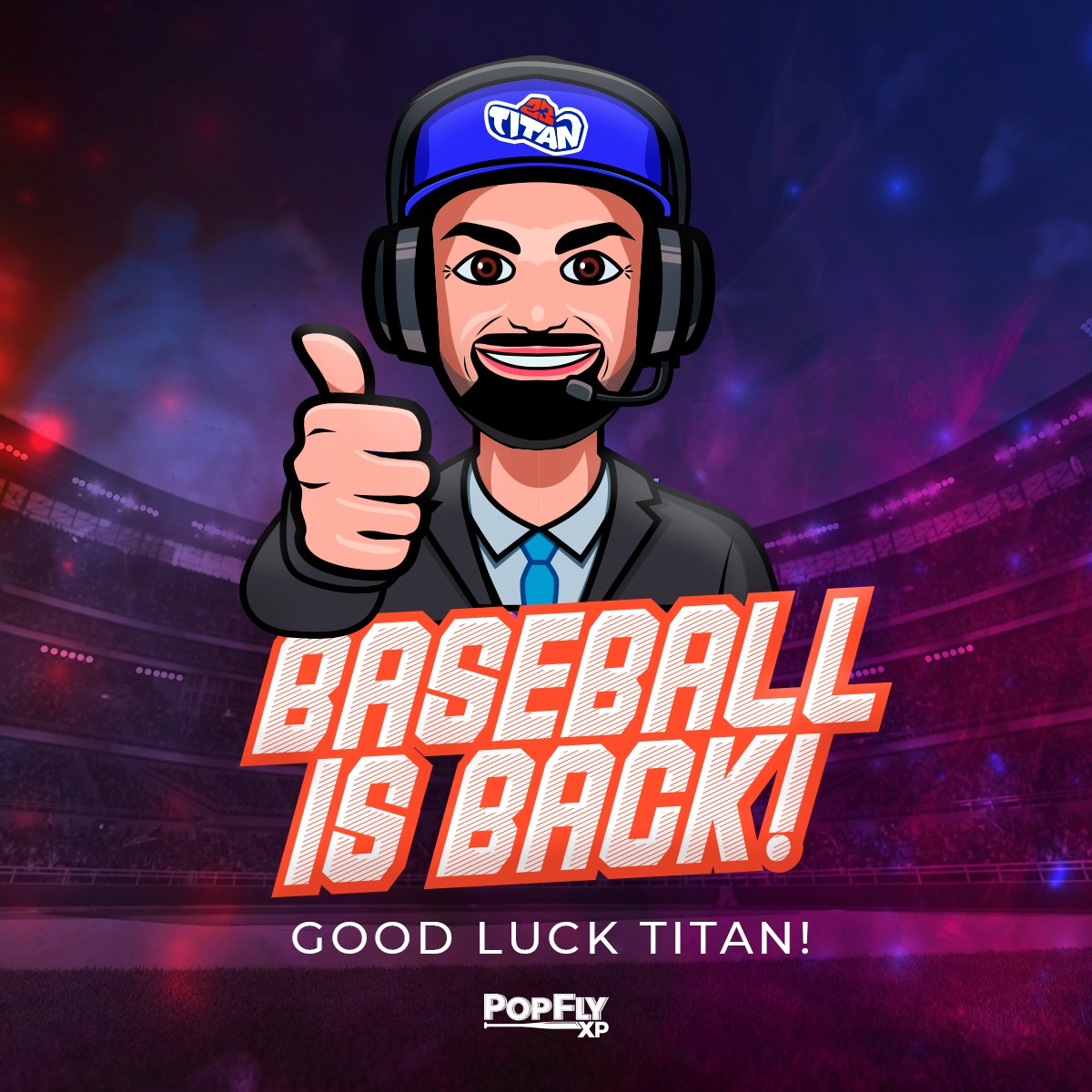 PopFlyXP's tweet photo. Baseball is Back! ⚾

Tonight is the first broadcast for @adrian_ElTitan  as part of the broadcasting team for the Dodgers at @sportsnetla 

Stay Tuned! 🎙️
Good luck Titan!

#AdrianGonzalez #Titan23 #DodgersFamily #DodgersFans #DodgersNation #Pantone294 #MLBTheShow https://t.co/ejDOA5vtiY