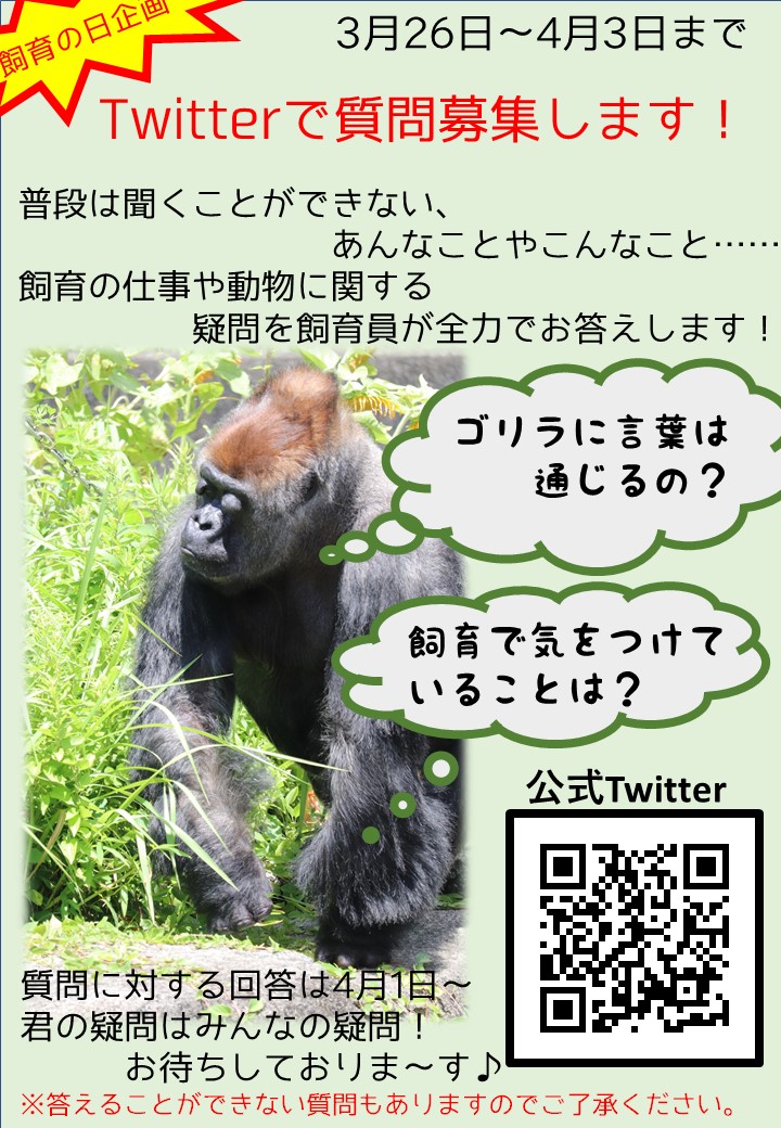 Hiromi Hamamatsuzoo いつもありがとうございます 質問です 地震とかの災害時 動物たちは 早朝 日中 深夜vr 老衰 病気等亡くなった動物はどんな経由でどうなるのか 信頼関係がすごく重要な 動物も含め 飼育員さんの