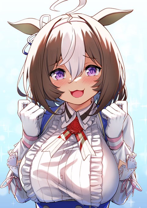 ん、お返ししたい? あ～、今もらったから大丈夫。

#ウマ娘 #メイショウドトウ 
#メイショウドトウ誕生祭2022
#メイショウドトウ生誕祭2022 
Meisho Doto 