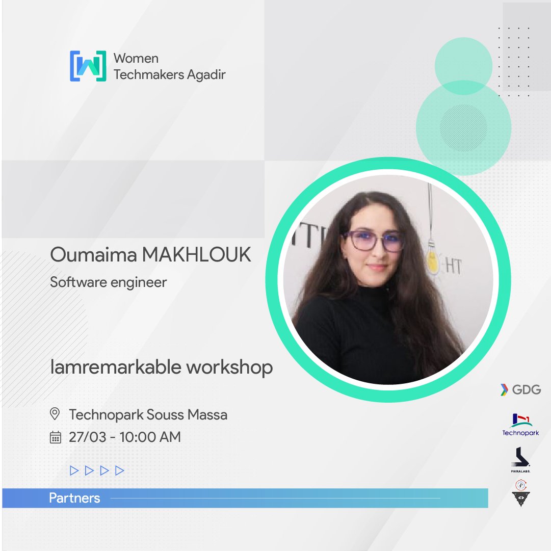 Women TechMakers Agadir tweet media