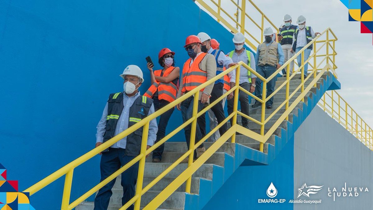 EmapagGye's tweet photo. en el marco del financiamiento que se brinda para dar continuidad a obras de alcantarillado sanitario que se ejecutan en Guayaquil.

Estamos comprometidos con la construcción de #LaNuevaCiudad.

@alcaldiagye 
@CynthiaViteri6 
@ab_carlavargasz 
@lufival https://t.co/PJtzC1ro3x