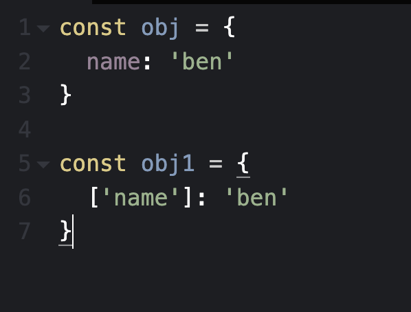 codewitheder's tweet photo. I am working with computed properties in React and when working with objects, sometimes I need to create an object with a computed key name. I just wanted to show how a key can be written in two different syntaxes. #day55 #reactjs #computedproperties https://t.co/hrKQ8zEtUX