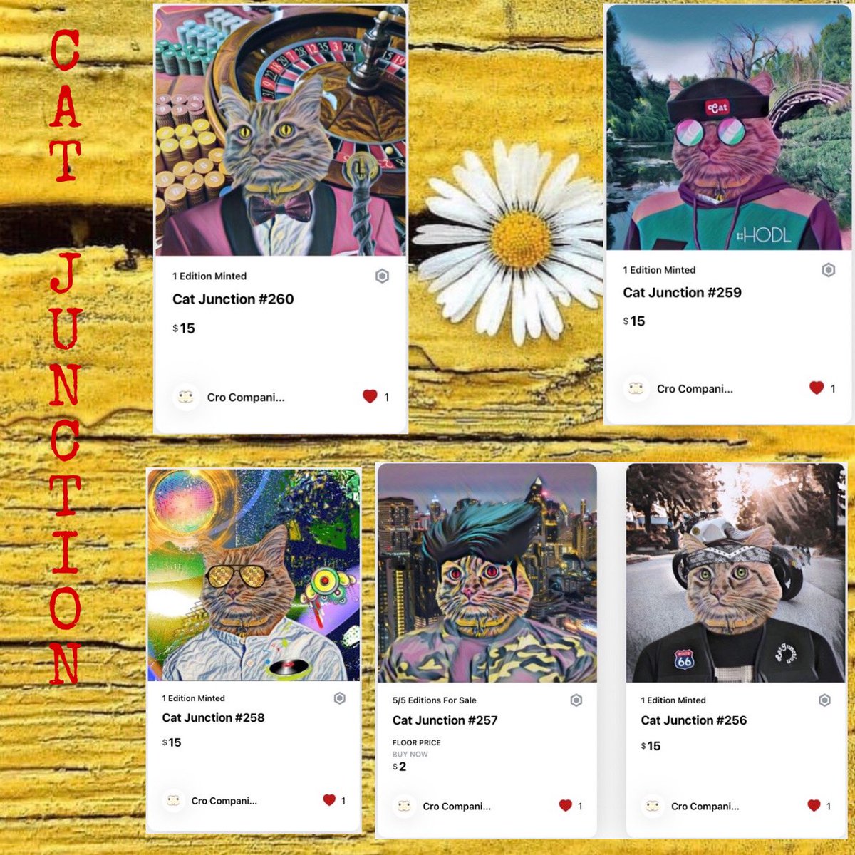 To celebrate finishing Q1 we are accepting all 50% off offers on our whole cat junction collection! 

We are approaching 100 holders and would love to donate as much as we could to <a href="/LACityPets/">LA Animal Services</a> ! 

crypto.com/nft/collection…

#cro #FFTB #crofam #NFTCommunity #LoadedLions #Charity