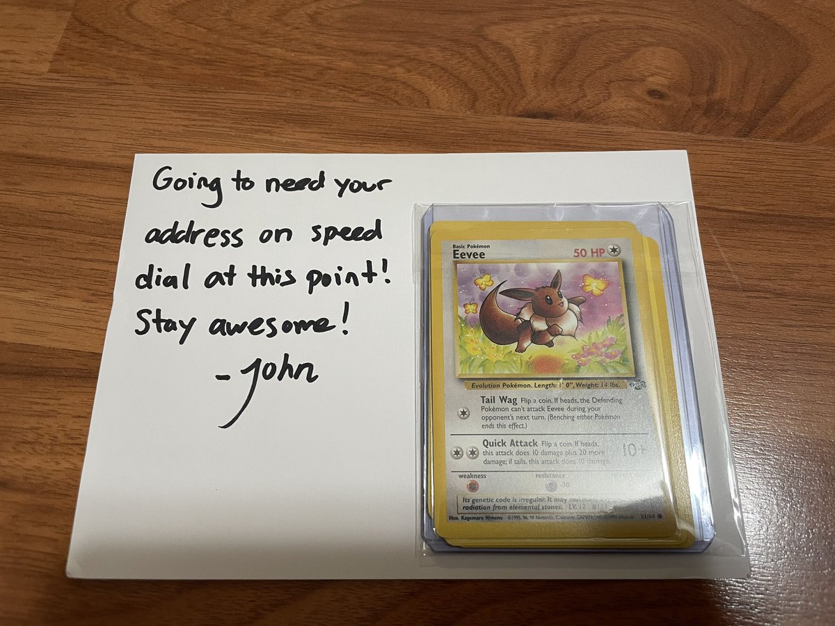 pokemon_cindy's tweet photo. #mailcallday with @GoodsByJ !! Thank you for your giveaways and being an awesome asset to the community! 😄😄😄😄 #spreadtheluck🍀 https://t.co/R9e0hcyU8k