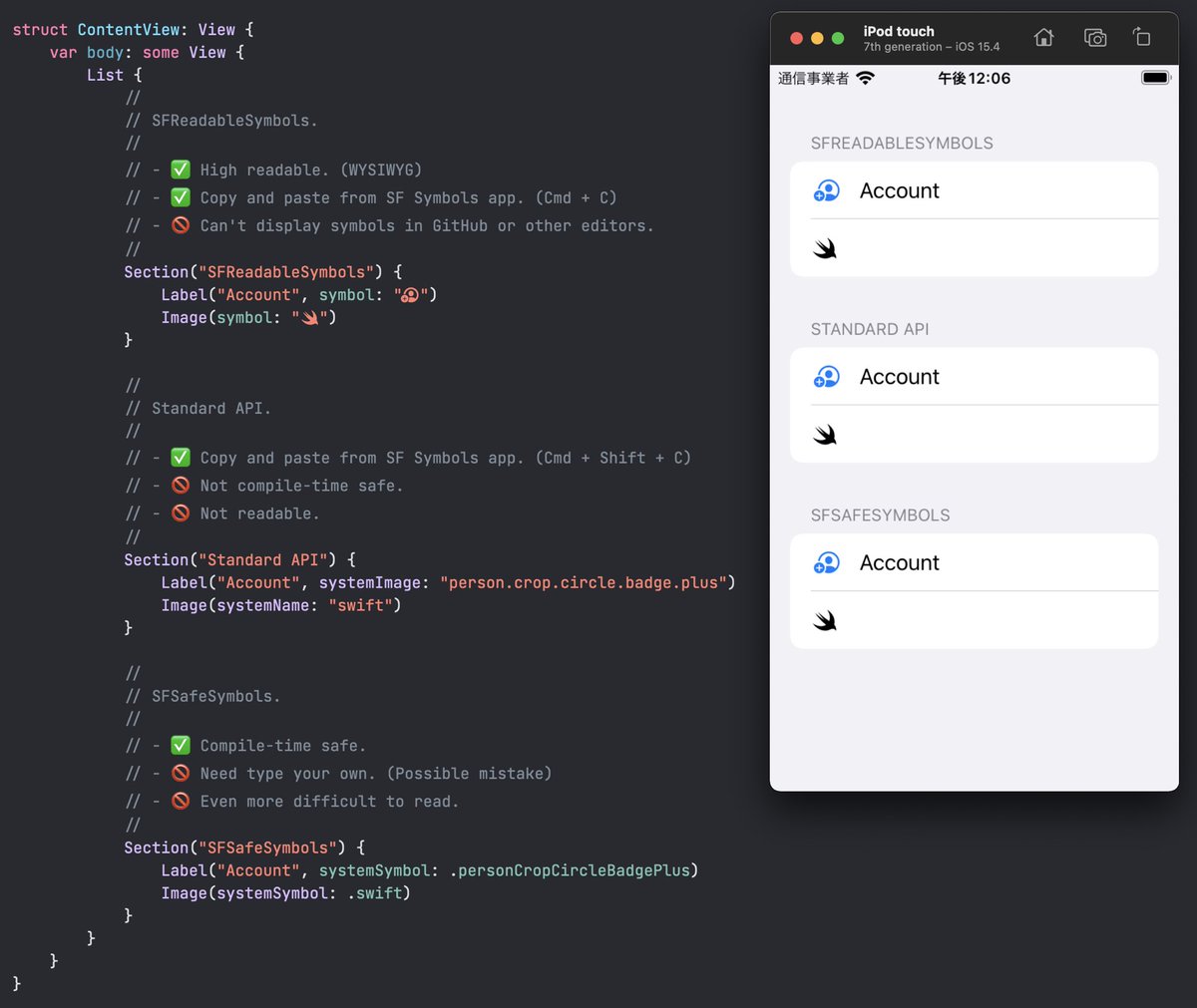 MarcoEidinger's tweet image. SFReadableSymbols enables you to reuse symbols directly