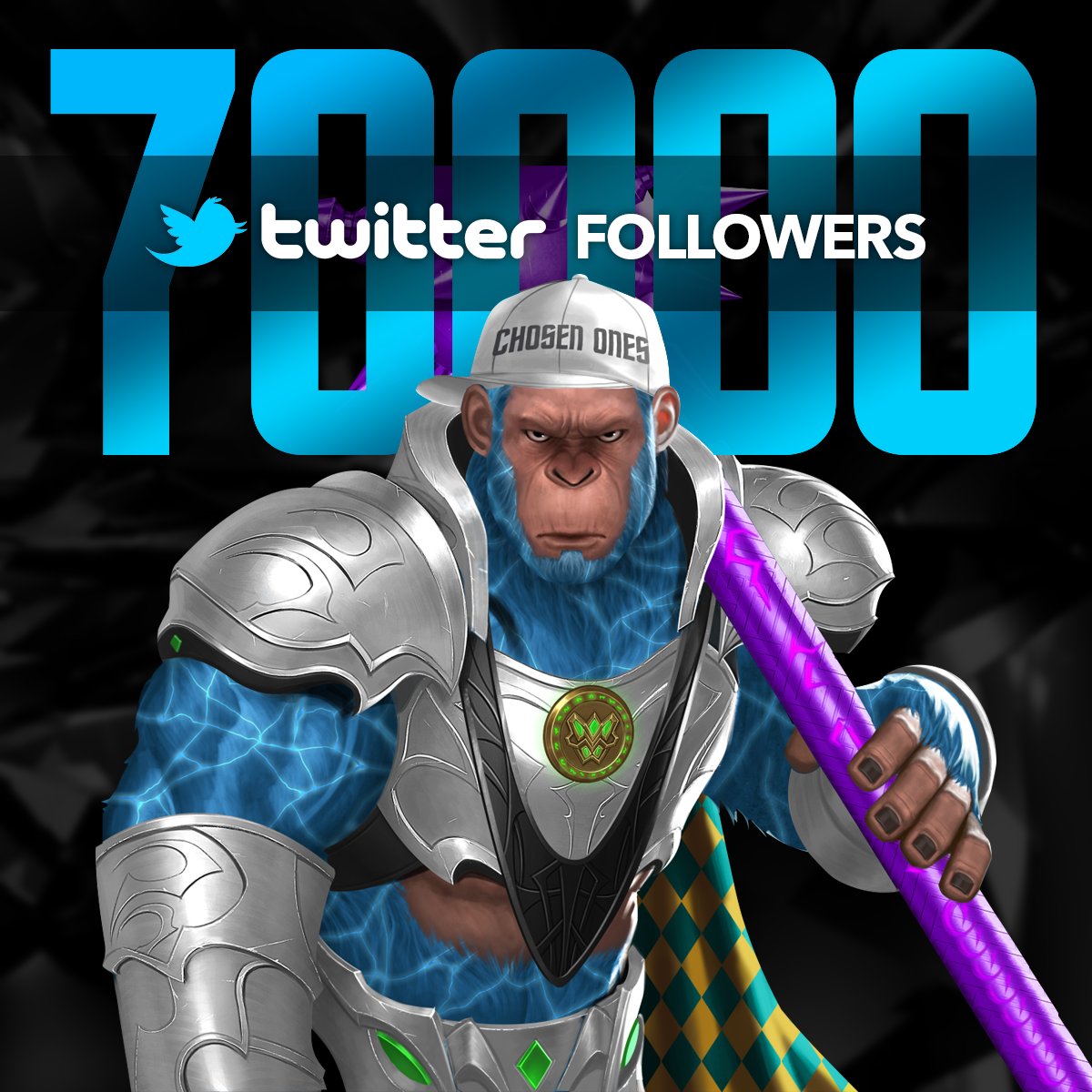 🚀 Chosen Ones 70000 Follower Giveaway 🚀

1 Free Mint Worth 0.15 ETH
20 WL Spots

Enter Here 👇🏻
go.chosenones.io/70k

Results in 24 hours ⏰ Good luck 👀

#NFTGiveaway #chosenonesnft #NFTCommunity