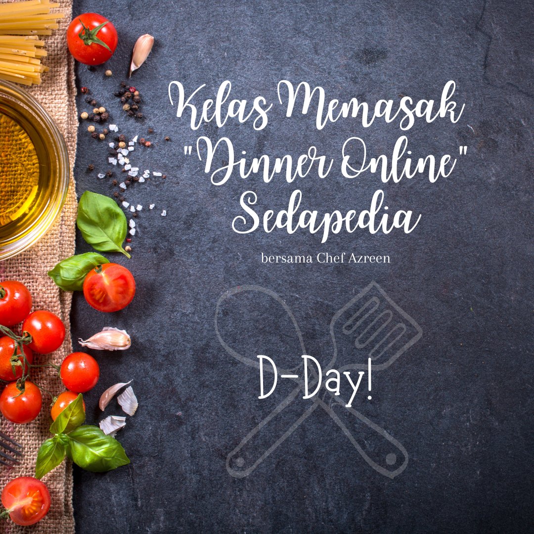 iCookAsia's tweet image. Selamat pagi semua👋

Tengah buat apa weekend ni? 
Kepada yang dah daftar kelas memasak petang ni, get ready tau😍 Zoom akan diaktifkan petang ni, jangan lambat tau☺️

Kalau korang ada soalan nak tanya petang ni, Chef Azreen sedia membantu😍

Jumpa korang petang ni!