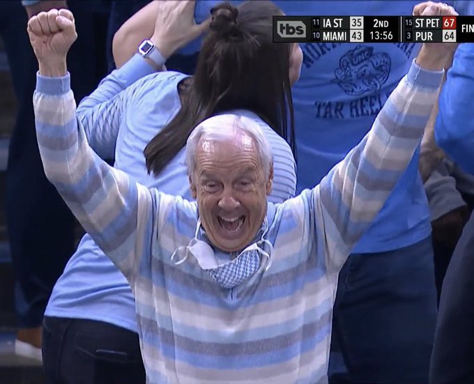 UNC_TarHeelFan's tweet photo. I didn't know I needed this Roy Williams https://t.co/tTadc5PRs6
