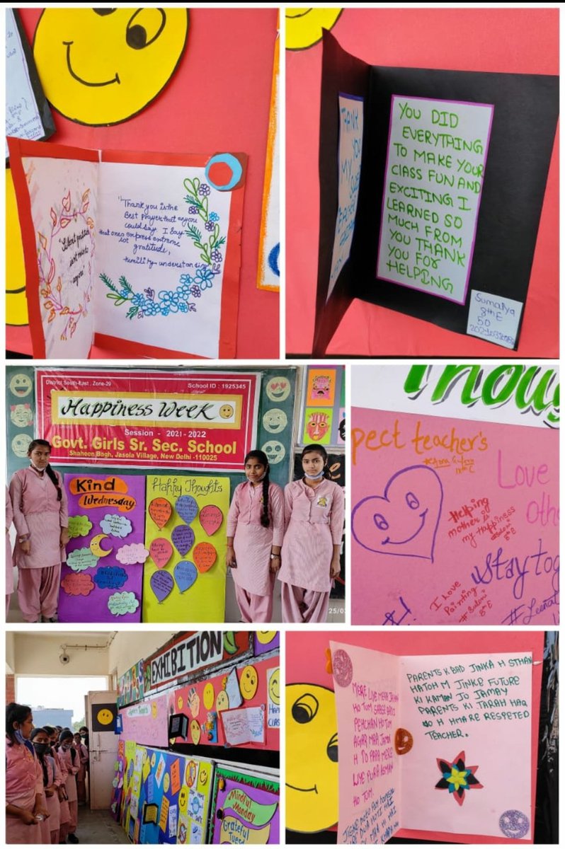 SeemaGovtTr's tweet photo. Their smiling , sparkling faces 😊made everyone spread #Happiness #HappinessIndex #delhigovtschools  at GGSSS Jasola School 
@KavitaSaini_DoE 
@LetsTalkEdun 
@BRP_Sanjay https://t.co/GKRSsY0b6Y