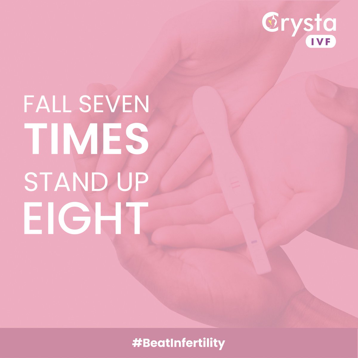CrystaCare's tweet photo. Failure is not the end; it’s an indication of a new beginning. Crysta IVF understands the struggles of aspiring parents and offers the best Fertility Healthcare solutions to #beatinfertility.
visit https://t.co/ViaaJCSspj for more!
#SaturdayMorning #FreeMedicalCamp https://t.co/BZXJSXYLxh