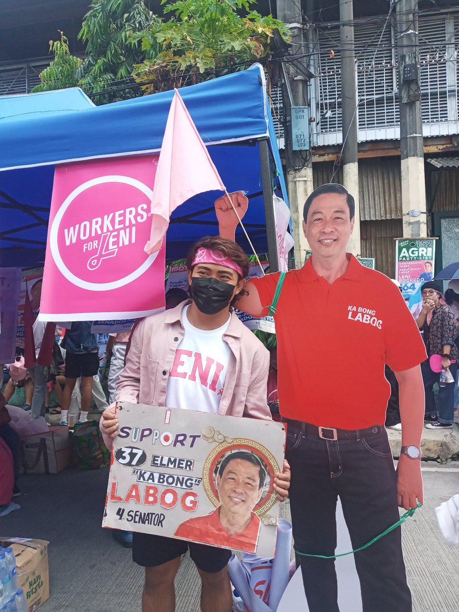 BL4Senator's tweet photo. Masisipag na volunteers at fresh na supporters kay Elmer "Ka Bong" Labog tayo! https://t.co/OCPJLLSQAY