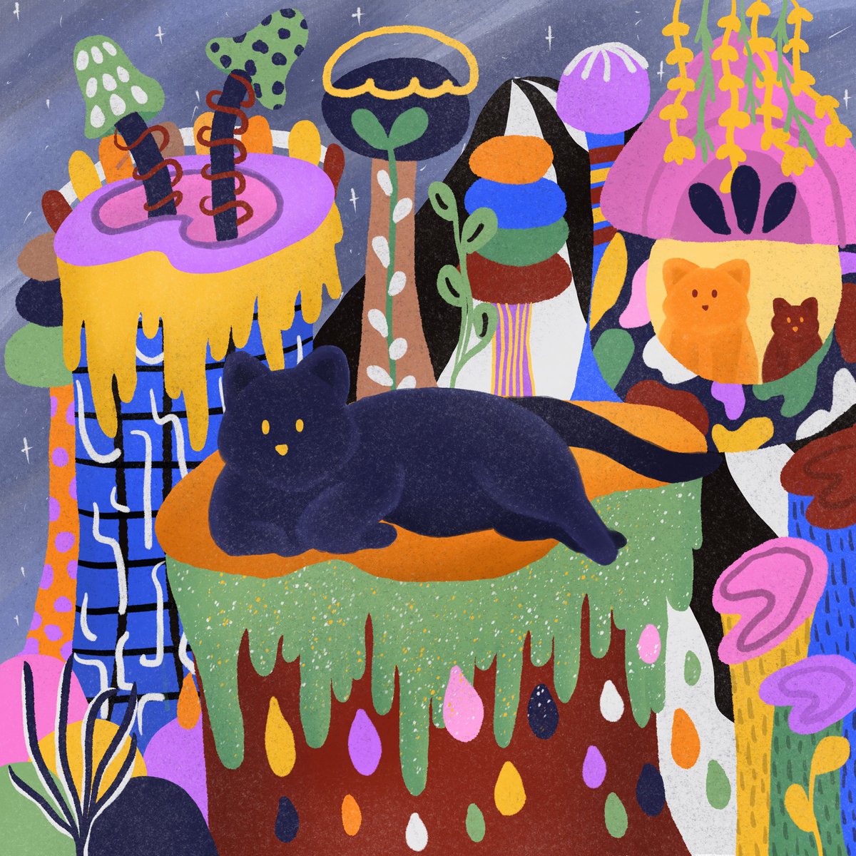 GM catverse! 🐱 and hello weekend 🌷✨

objkt.com/asset/hicetnun…