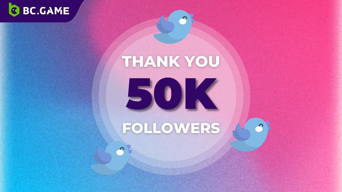 BC.GAME (@bcgame) on Twitter photo 🥳Wow, our Twitter BC.GAME family has reached 50K!🤗
It would not have been possible without your immense support & love. 🥰, To celebrate we are giving away free random shitlinks to 50 people.🤩
Thank you😍
<a href="/bcgamewin/">Coco|₿C.Game</a> & BC.GAME
#BCGAMESQUAD 🥳Wow, our Twitter BC.GAME family has reached 50K!🤗
It would not have been possible without your immense support & love. 🥰, To celebrate we are giving away free random shitlinks to 50 people.🤩
Thank you😍
<a href="/bcgamewin/">Coco|₿C.Game</a> & BC.GAME
#BCGAMESQUAD