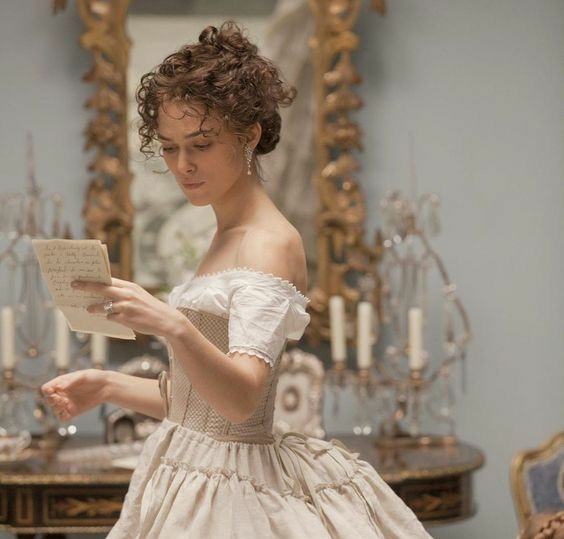Keira Knightley in period film, happy birthday queen 