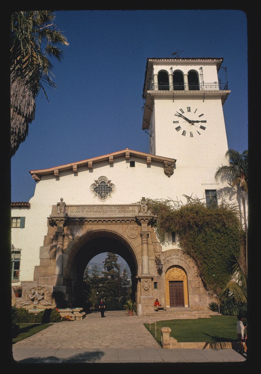 municipal building, santa barbara, california, 1976