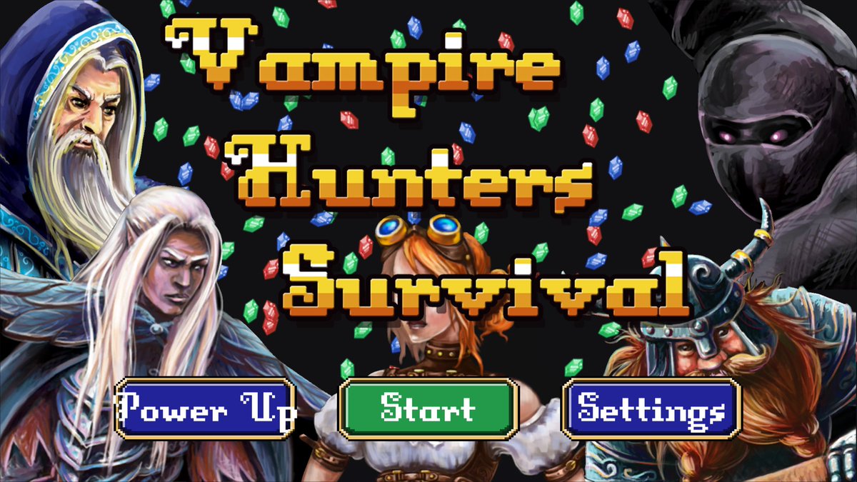 customhive's tweet photo. 『Vampire Hunters Survival』のiOS版が本日App Storeにて正式リリースされました😈

ハマるユーザー続出中⁉
新要素追加、機能改善も精力的に取り組んでまいりますので是非遊んでみて下さい✨

コントローラーも使えるぞ！🎮
さぁ、ヴァンパイアを一掃しよう！
https://t.co/m0kakm9ucp https://t.co/TP9LsSvmvo