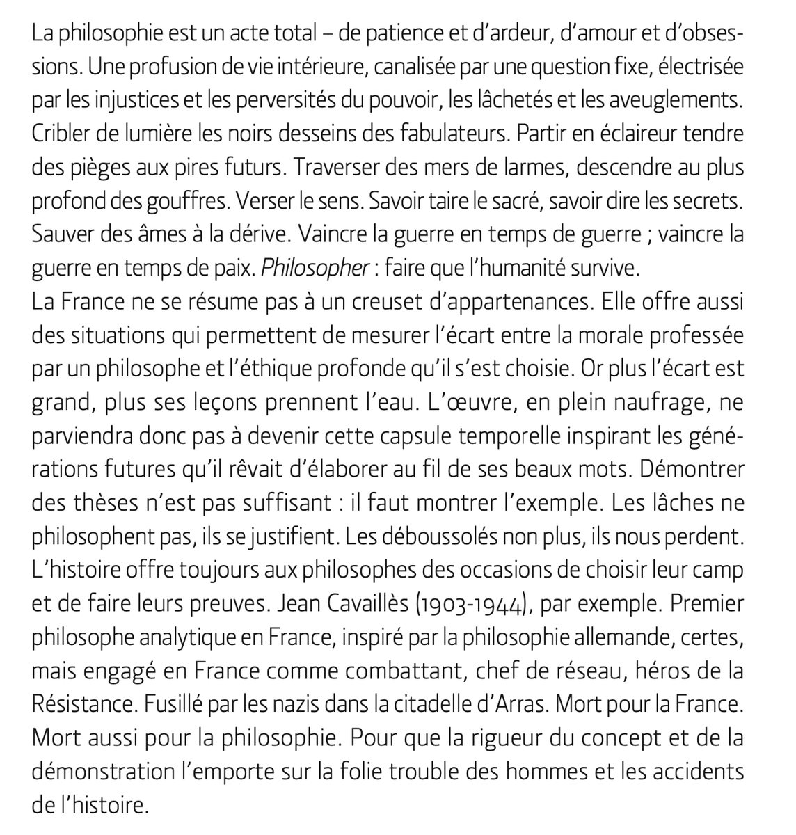 philozoom's tweet photo. #Philosophie #livre
@VincentCespedes, « Les 50 plus grands théories des philosophes français », Introduction (extrait)
https://t.co/6FXM8bquin
#philofrance https://t.co/1tEZN2NAM4