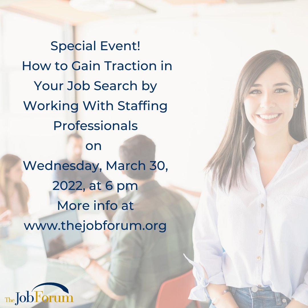 TheJobForum's tweet photo. 𝗧𝗵𝗲 𝗝𝗼𝗯 𝗙𝗼𝗿𝘂𝗺 is co-hosting event with TechSF, JVS - San Francisco, The Mayor’s office &amp; The OEWD Healthcare Academy

Register for 𝗙𝗥𝗘𝗘 𝗼𝗻𝗹𝗶𝗻𝗲 𝗲𝘃𝗲𝗻𝘁  - https://t.co/cTvFrIUFkk

#career #jobs #thejobforum https://t.co/v5CLej3fKH