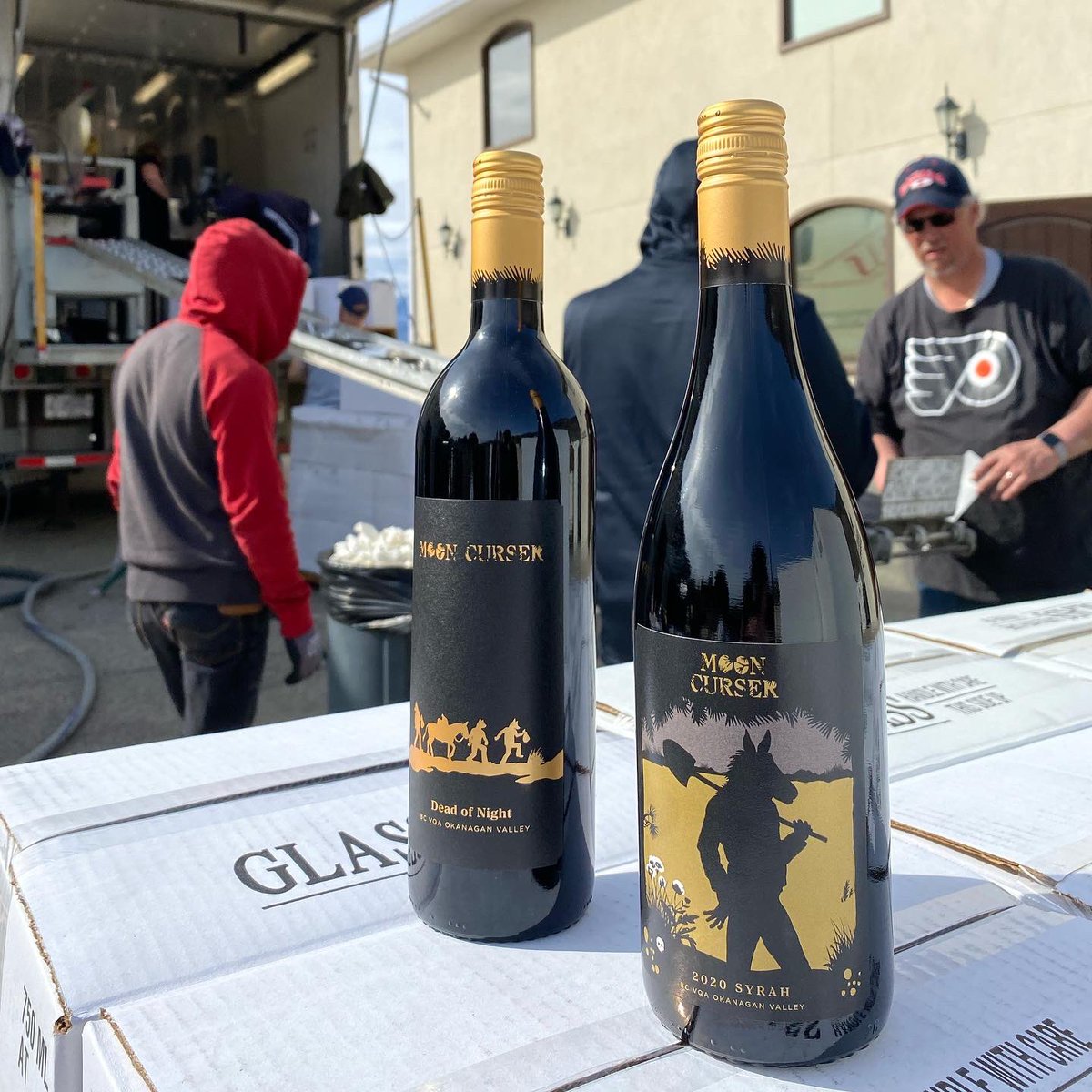 mooncurser's tweet photo. Happy Friday! We got through another round of bottling our new vintages!! Huge thanks to our entire crew for working hard to get it all done, as well as @ArtusBottling crew who ensured bottles kept coming off the truck for us. 

Stay tuned for our new releases coming in April🍷🎉 https://t.co/QBCWRZycA6