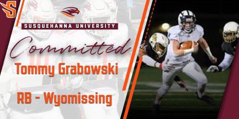 After much consideration, I have decided to further my academic and athletic career at Susquehanna University. I would like to thank my family, my coaches, teammates and friends who have supported me throughout my football career. I am looking forward to becoming a River Hawk!!