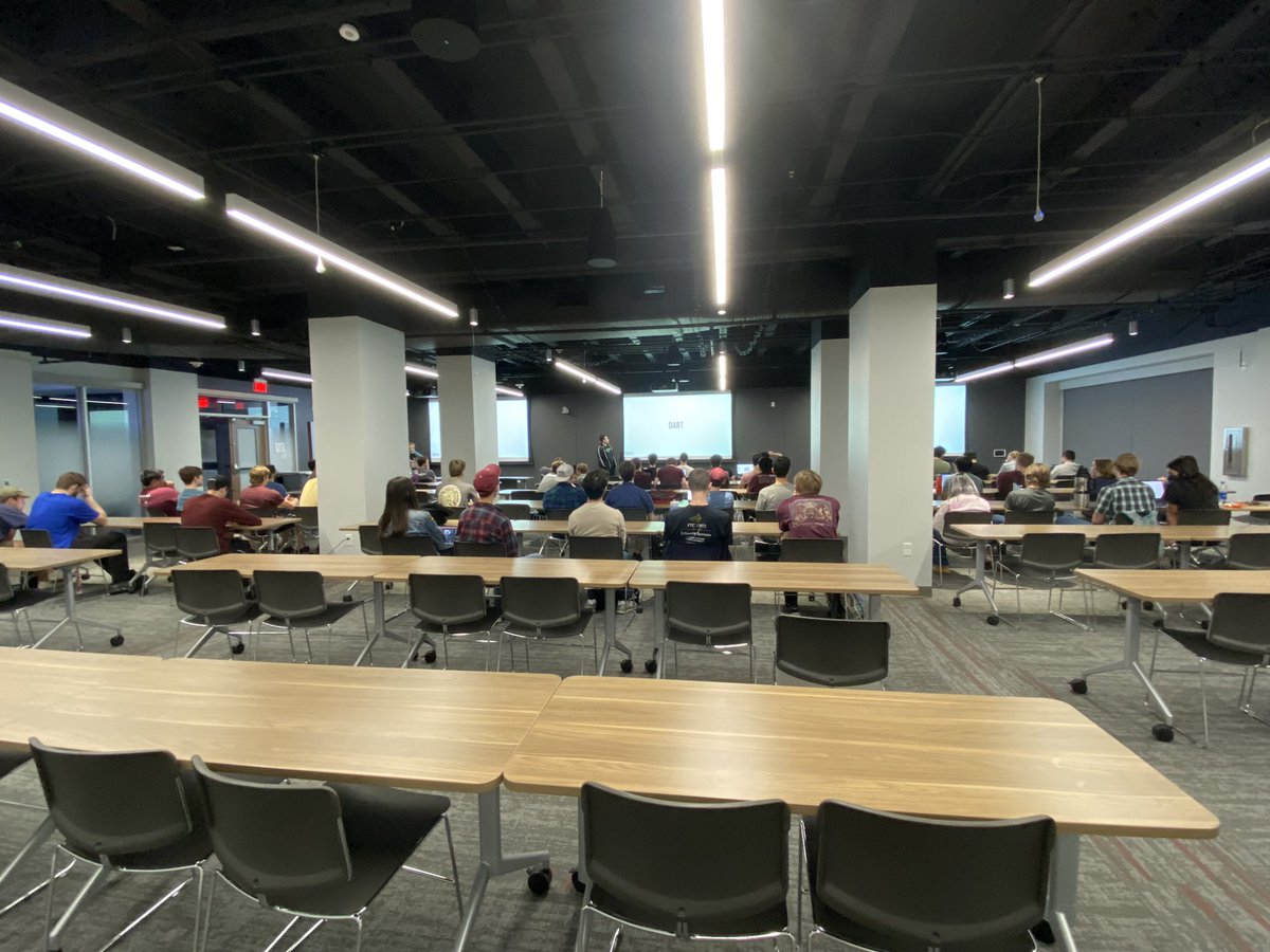 TAMURobomasters's tweet photo. Getting awesome updates on each robot at our general meeting! Only 91 days left til Lone Star Competition! https://t.co/fLNTLWwumn