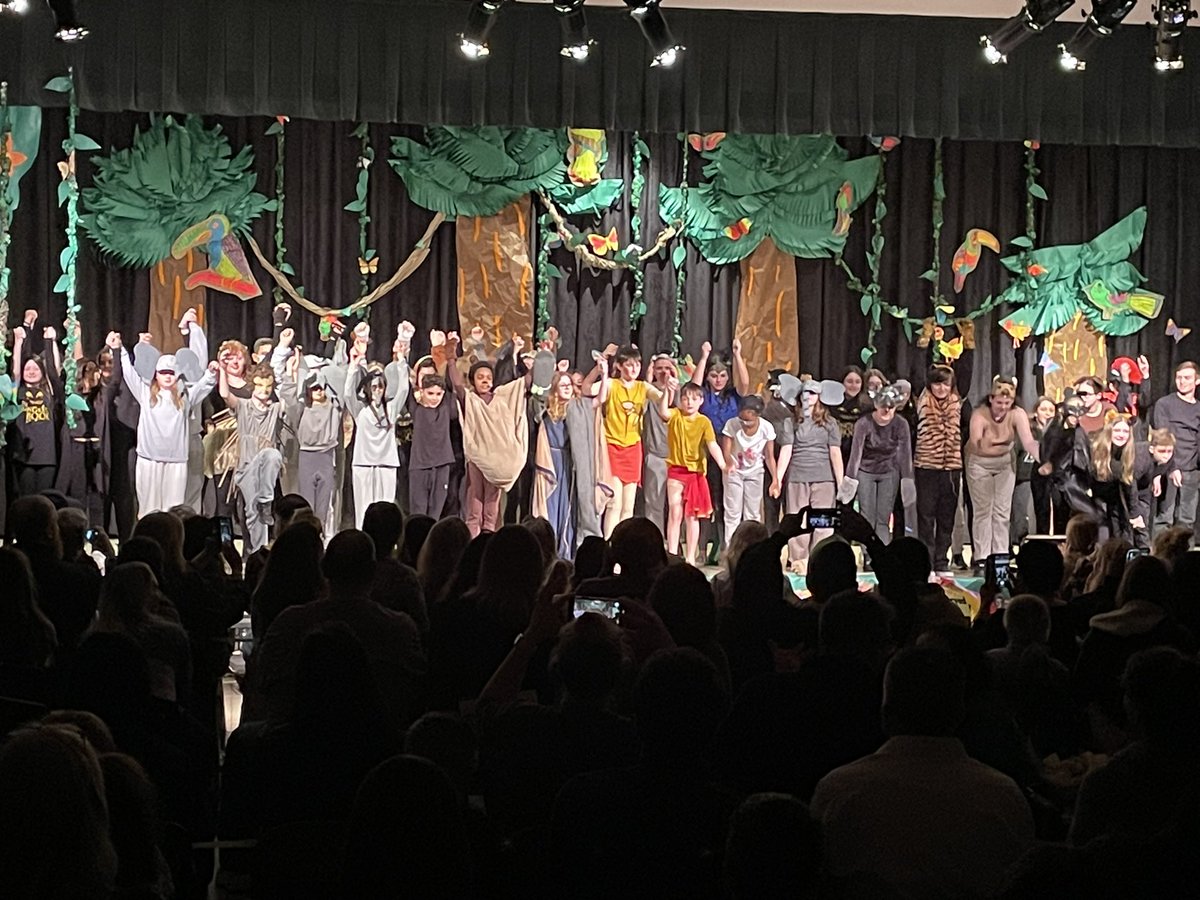 Just wowed tonight by Lake Riv’s production of “The Jungle Book”!  “And the strength of the Wolf is in the Pack”.  Great job Lakers!!  <a href="/LRMSLakers/">Lake Riviera Middle School</a> <a href="/Brick_K12/">Brick Township Public Schools</a>