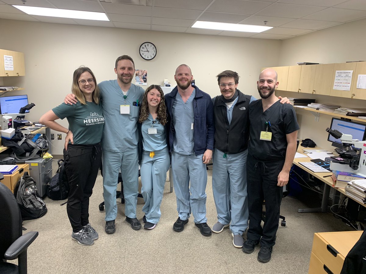 CutshallHannah's tweet photo. Last day of my Pathology rotations at UAB! Definitely going to miss these great residents! @UABPathology  
Excited for more learning and new adventures in Little Rock! 😁🔬 https://t.co/9C3cuxhLOb