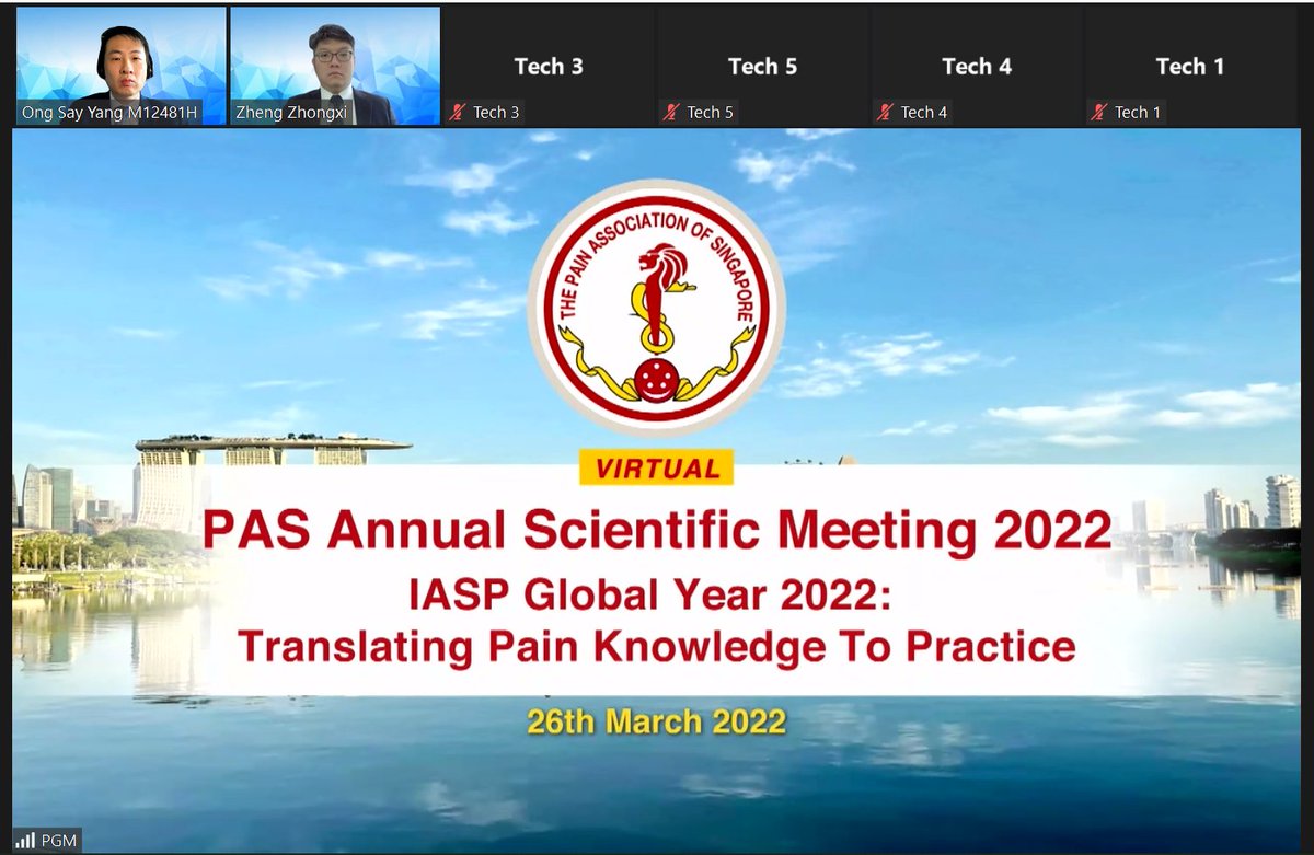 Say Yang Ong (@sayyangong) on Twitter photo Good morning everyone!
<a href="/PASpainsg/">Pain Association Singapore</a> Annual Scientific Meeting 2022 is going live in 5 mins. Do join us for an exciting day of talks and interactive sessions. pain-asm.com/programme #PASASM2022 Good morning everyone!
<a href="/PASpainsg/">Pain Association Singapore</a> Annual Scientific Meeting 2022 is going live in 5 mins. Do join us for an exciting day of talks and interactive sessions. pain-asm.com/programme #PASASM2022
