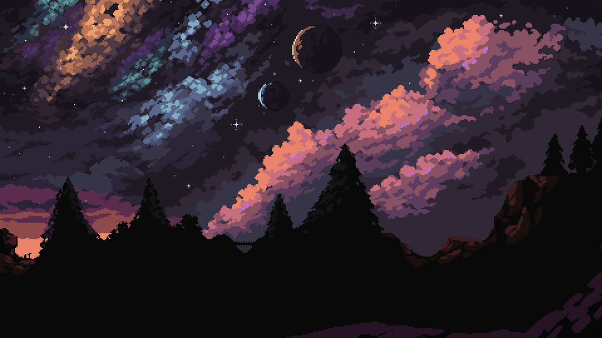 PixelArtJourney's tweet photo. Late night stargazing. #pixelart 

Hope you have a great night! https://t.co/YQltvzpOy8