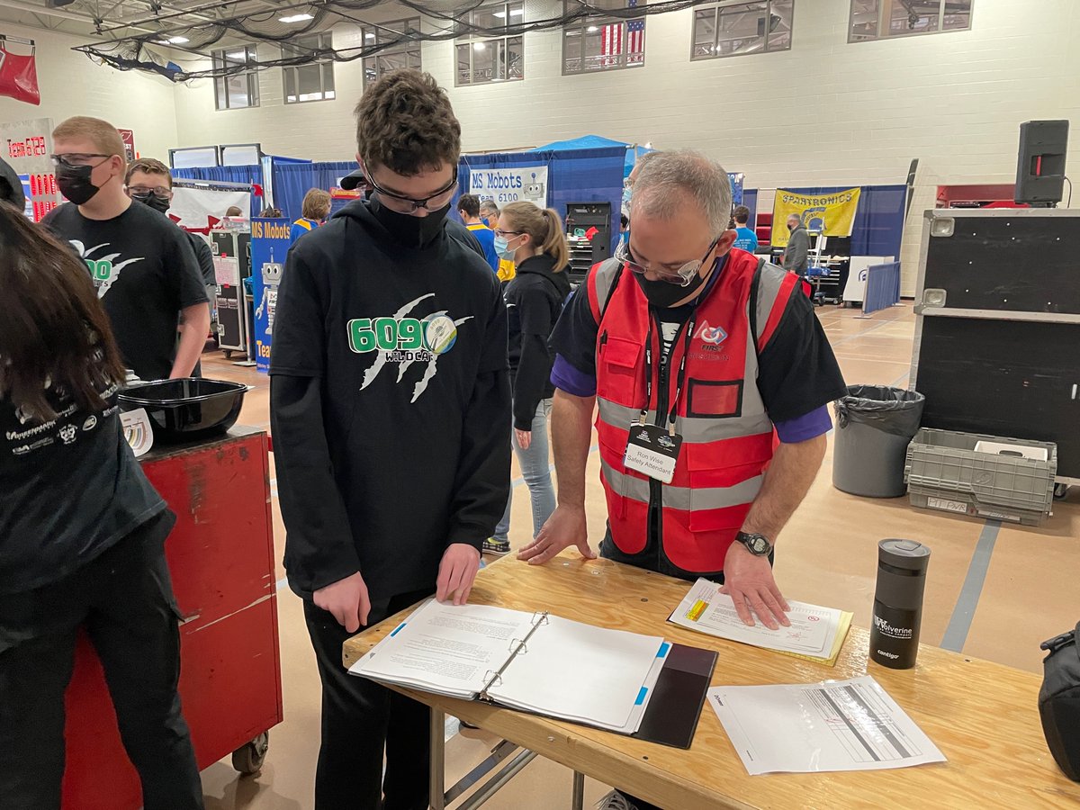 Corin, our safety captain, doing his safety interview.