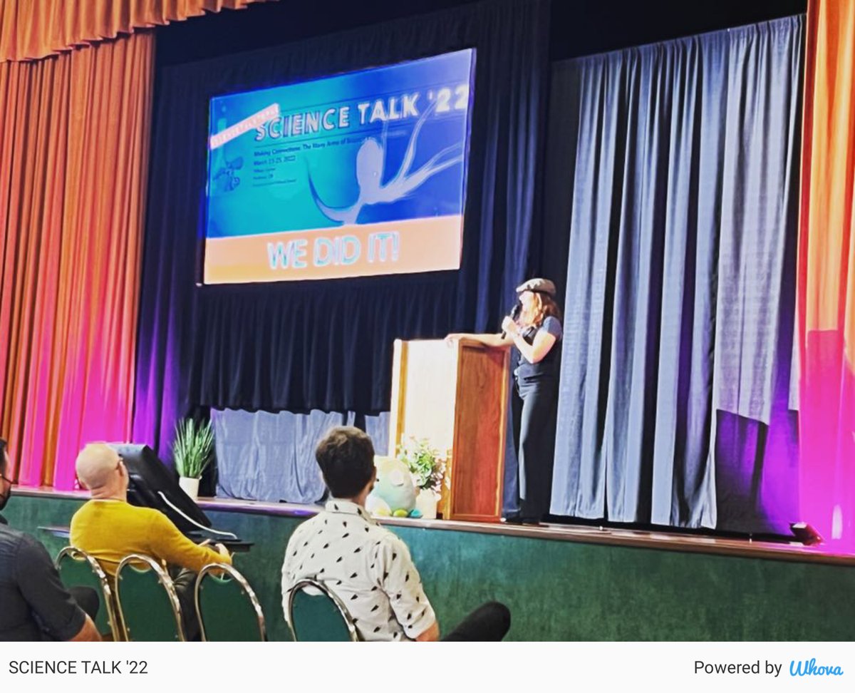 yuetsu's tweet photo. Allison Coffin gives the closing remarks @ #scitalk22. #SciTalk22 #ScienceTalk23 #scicomm #scicommpros #sciengage #sciencetalkorg #sciencetalking via Whova event app https://t.co/8m0SaHPqYV https://t.co/0OLUyAyq7s