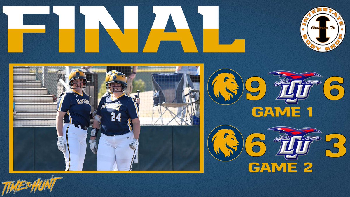 RECAP: The Lions sweep the Lady Chaps behind 7⃣ long balls and end the day in first place! #BestInClass 

📰: lionathletics.com/news/2022/3/25…