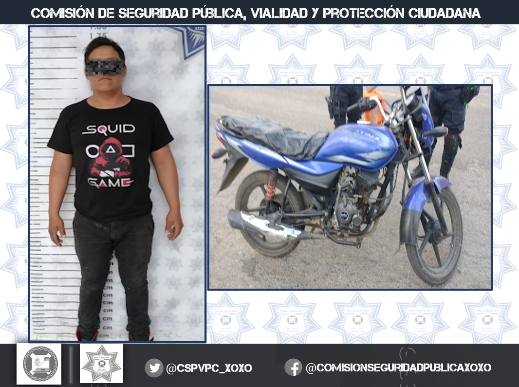 Durante la implementación de un Puesto de Control Preventivo Provisional en la Col. #ReformaAgraria, recuperamos una motocicleta marca Bajaj, tipo Platina 100ES, modelo 2017, con reporte de robo, el conductor y la unidad fueron puestos a disposición para determinar lo procedente.