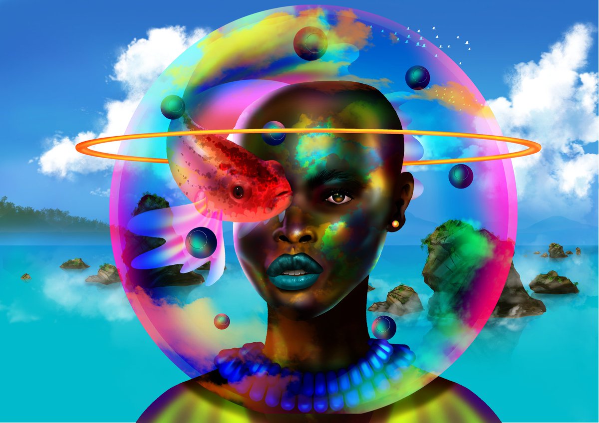 BenySpaceHead's tweet photo. She who walks #Elegant #Soft #bold #YouWishWeDesign #TeamAERO #artwork https://t.co/kxFDYJrwMr