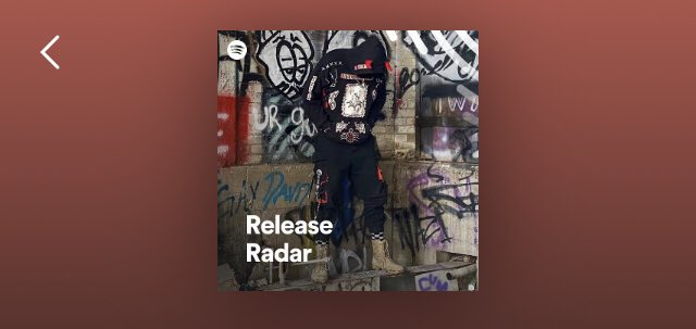 Dropped new music last night @ midnight🎶

Not even 24 hrs later I’m on the cover of Spotify’s ‘Release Radar’👀

Never stop grinding! 
Listen here: open.spotify.com/artist/5d1cRI3…