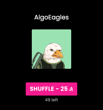 ALGOxNFT's tweet photo. Live Shuffles 👀

@angry_penguins1 
Angry Penguins Lot 5 : S1 - https://t.co/9Bna8gb9PW

@1NFTexe 
Gremlin Boy - https://t.co/VUjrANo5K0

@AlgoEaglesNFT 
AlgoEagles - https://t.co/W6jowGs8jF

@kidkaito89 
Algal Tcg Set 1 - https://t.co/hdcij5nB5e

#instashuffle #Algorand #AlgoNFT https://t.co/smfK8aFnCK