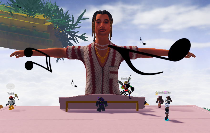 Mundaxis's tweet photo. Always love the T-posing celebrities at #Roblox concerts https://t.co/FcFdSwvA02