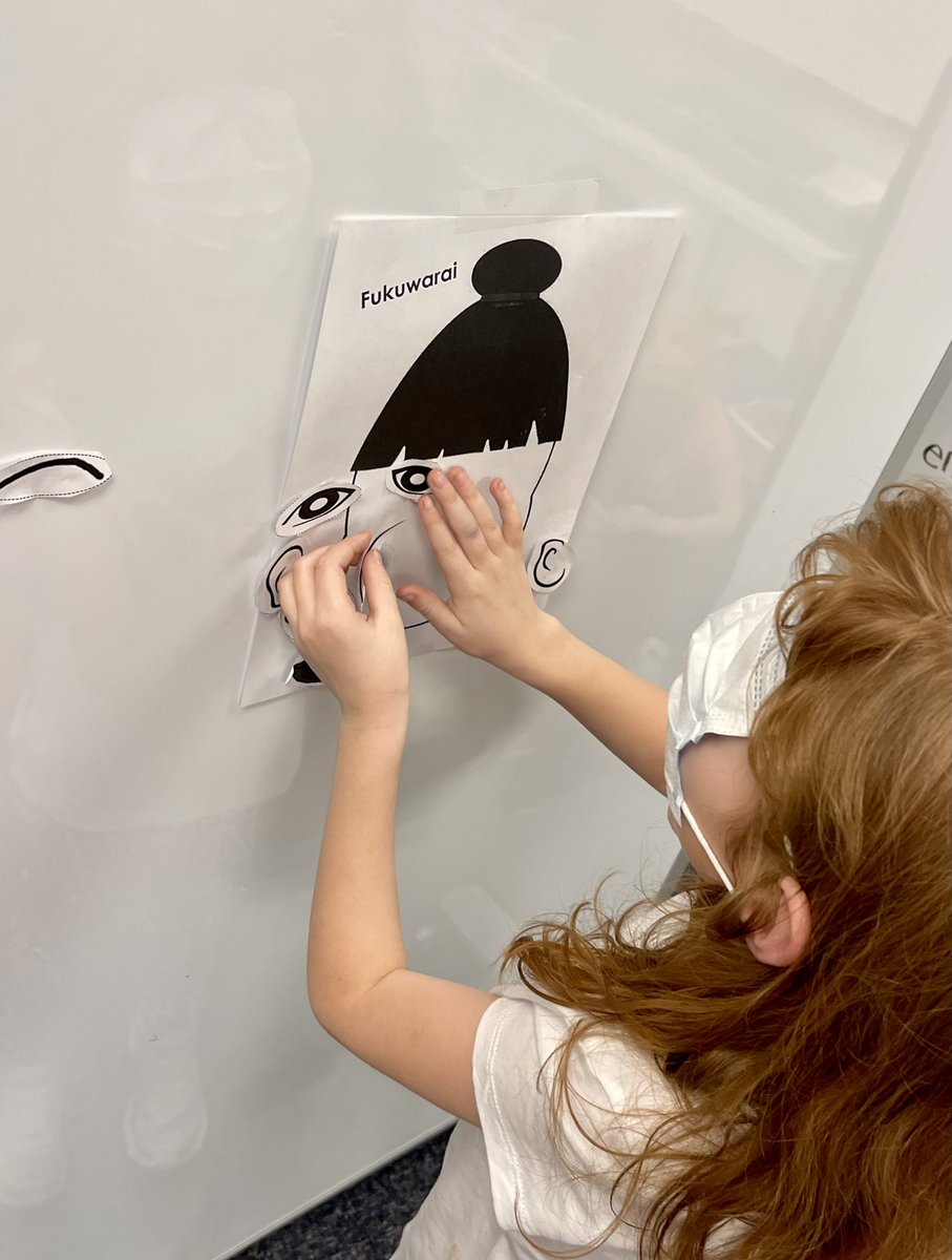 1st Gr Ss are having a blast exploring the format, parts, and purposes of different games. They played a Japanese game known as Fukuwarai, and both Ampe and Achi from Ghana, as well as Skippyroo Kangaroo from Australia. Soon they will invent or modify to create their own games.