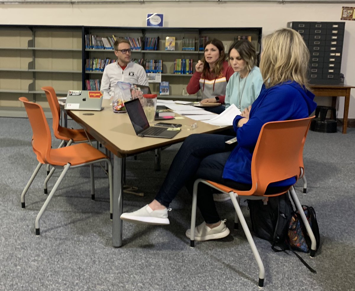 DeSoto_School's tweet image. ELA teachers: Analyzing student data, celebrating growth, and planning for next instructional steps.#pdFriday #WeareADM