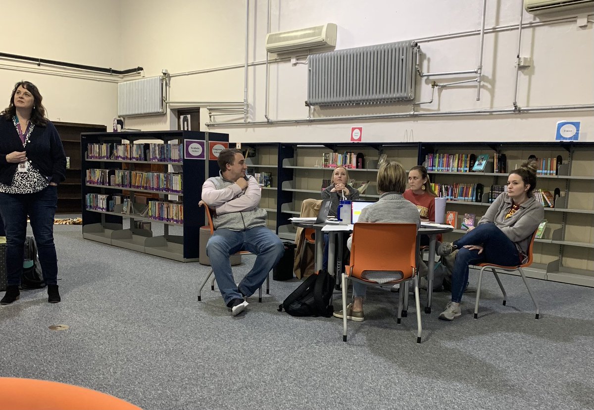 DeSoto_School's tweet image. ELA teachers: Analyzing student data, celebrating growth, and planning for next instructional steps.#pdFriday #WeareADM