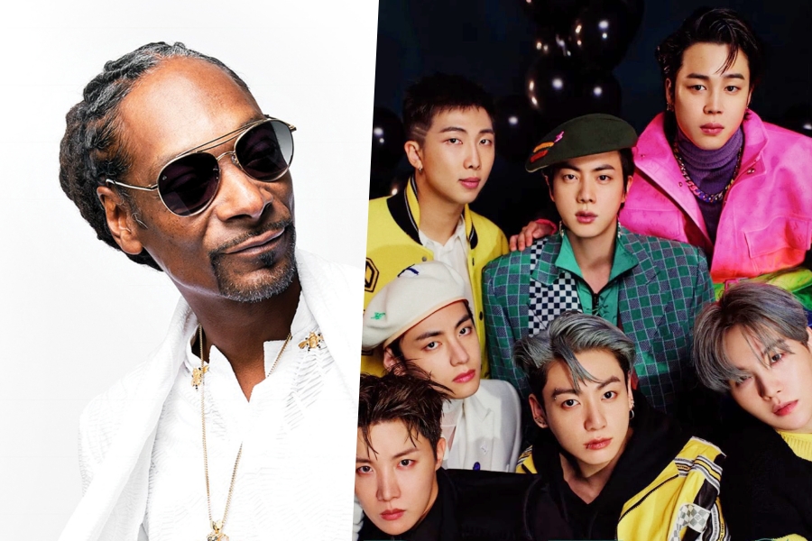 soompi's tweet photo. #SnoopDogg Says He's Collaborating With #BTS: "It's Official"
https://t.co/Tth5r10qvd https://t.co/wfwqV0WxvI