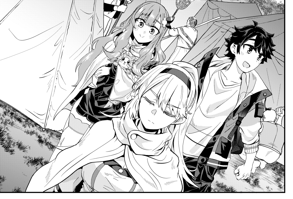 (本日)3月26日発売の電撃マオウ5月号に無敵商人2話載っております!よろしくお願いいたします～ https://t.co/pQfUNk6DkY 