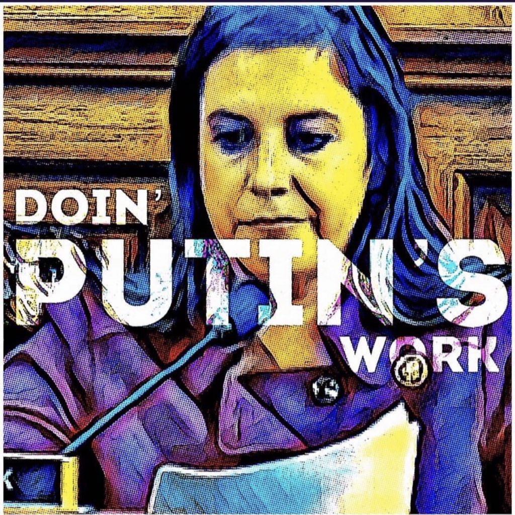 joe_seeman's tweet photo. @EliseStefanik Fascists have always promoted hatred of LGBTQ people, from Hitler to Putin to #SeditiousStefanik
#GOPHateMachine
#FOffFascist https://t.co/WoD65xukG9