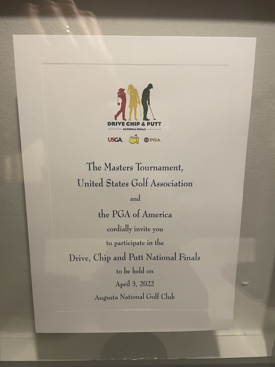 Jacobscaddie's tweet photo. Crazy to think that in a week we are heading to Augusta, GA for the @DriveChipPutt National Finals. Jacob has spent many hours working, dreaming about this and I’m the proud dad who is going to enjoy every moment. #GAonmymind  #chaseurdreams https://t.co/L3mKsDwSY8