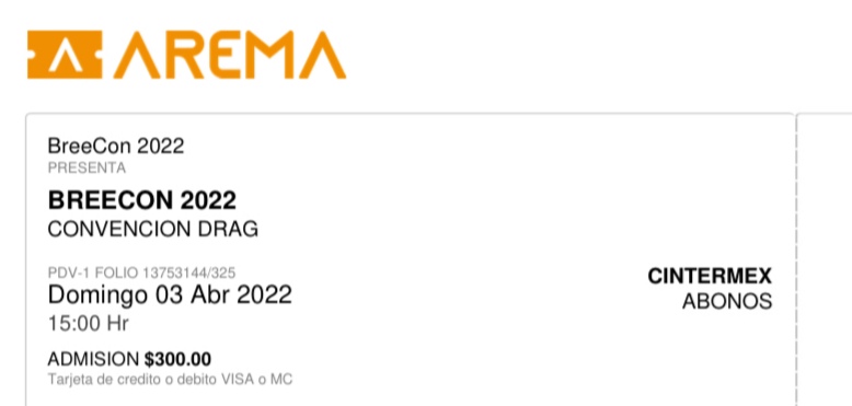 Ya tengo mi boletooop para asistir a la muy que bonita <a href="/BreeConMx/">BreeConMx</a>
tqm @carlos_briano y gracias <a href="/TPPose/">The Predatory Pose MX</a> ❣️