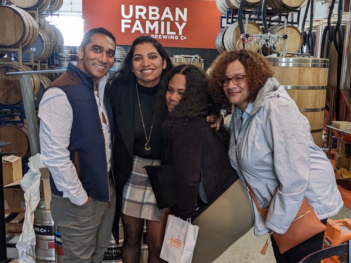 This afternoon I met up with Vik &amp; Vrithi from Bothell and Epicurious Passport, and Sabrina &amp; Crystal from Chicago. First stop for our Central Ballard Tour was at the Urban Family Brewing Company,